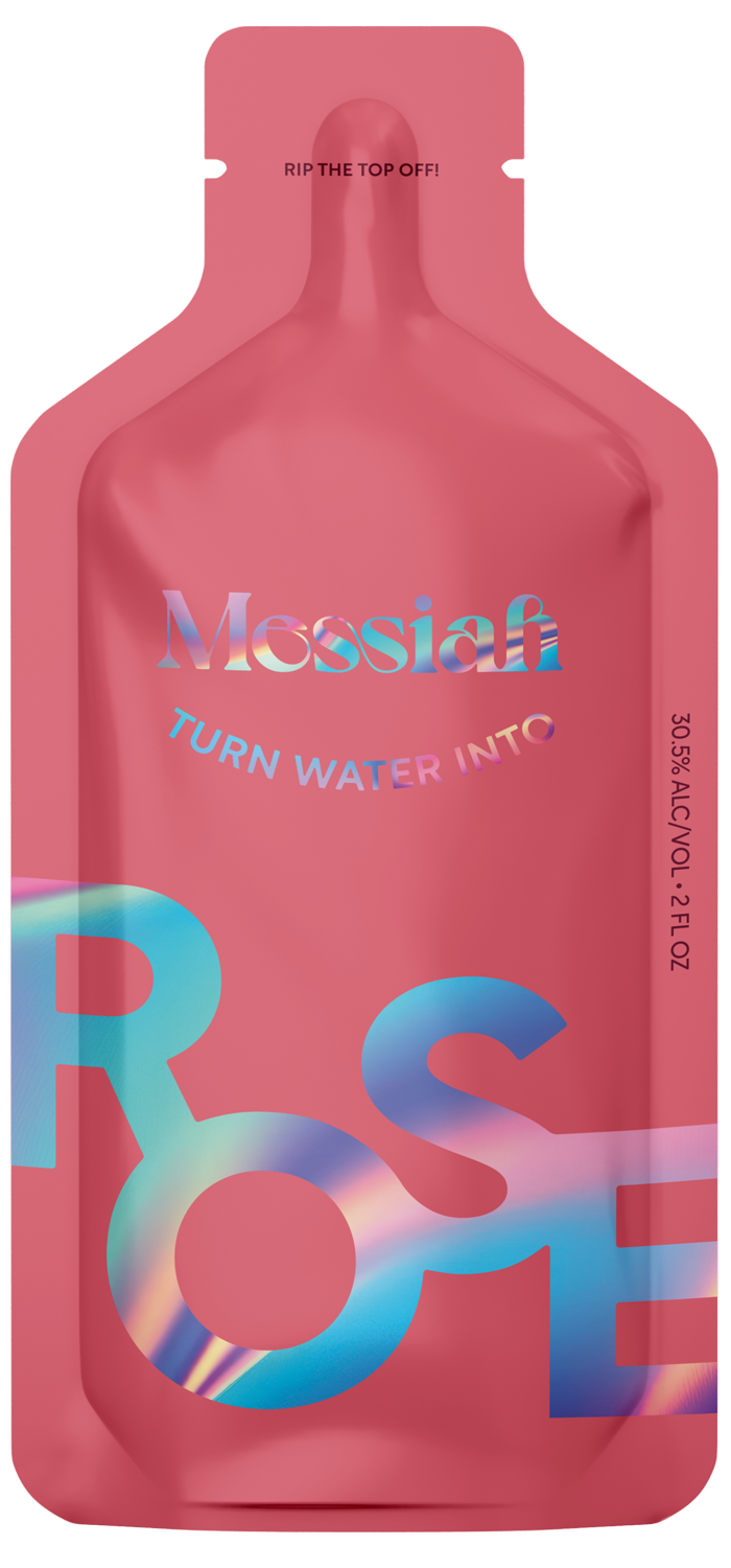 Messiah Rosé single-serve 2oz pouch
